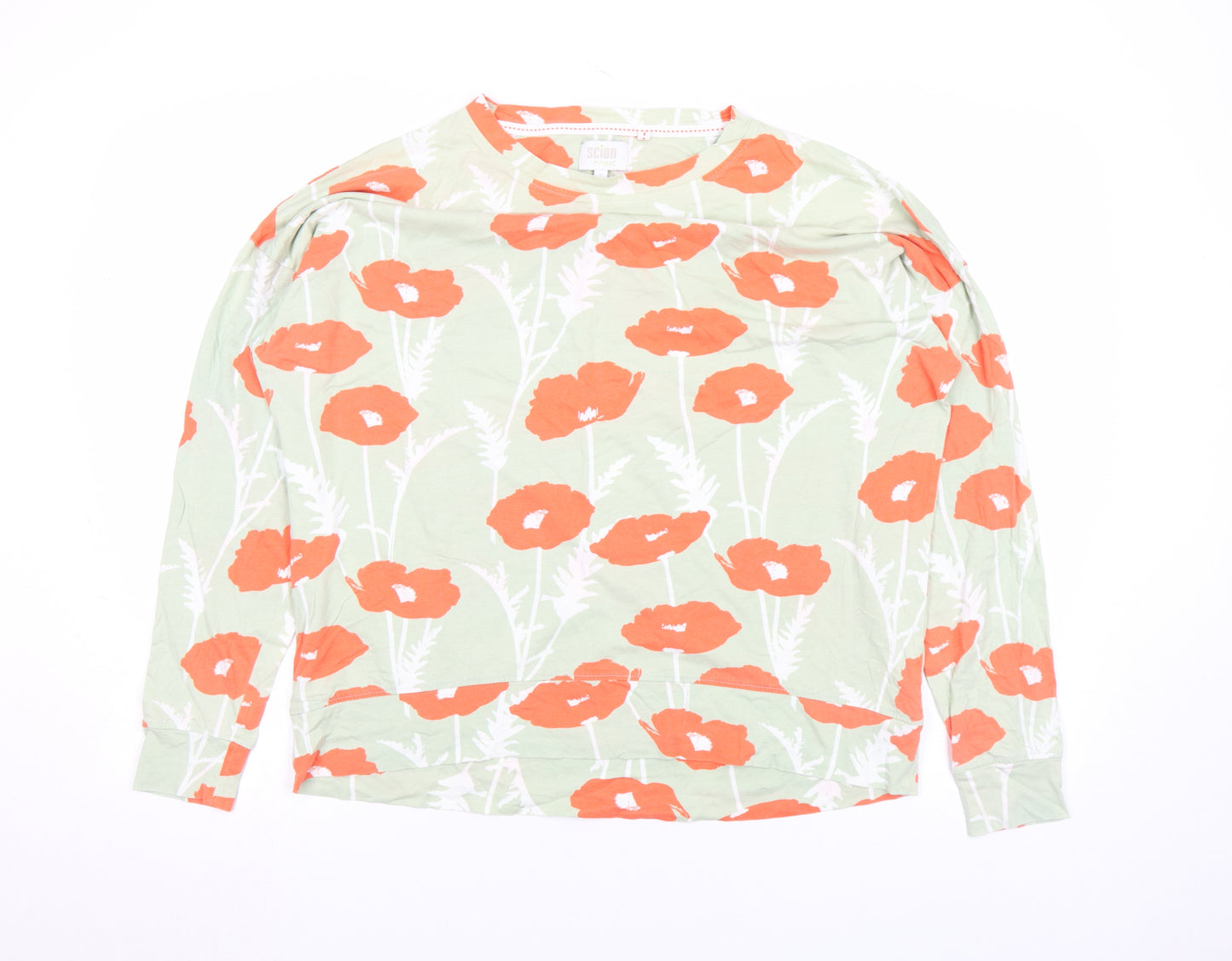 Next Women’s Multicoloured Floral Long Sleeve Cotton T-Shirt Size 14