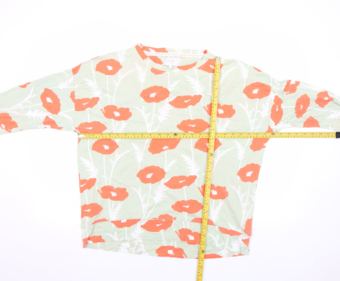 Next Women’s Multicoloured Floral Long Sleeve Cotton T-Shirt Size 14