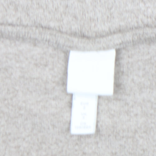 H&M Women Beige Long Sleeve Crew Neck Basic Jersey Top Size S