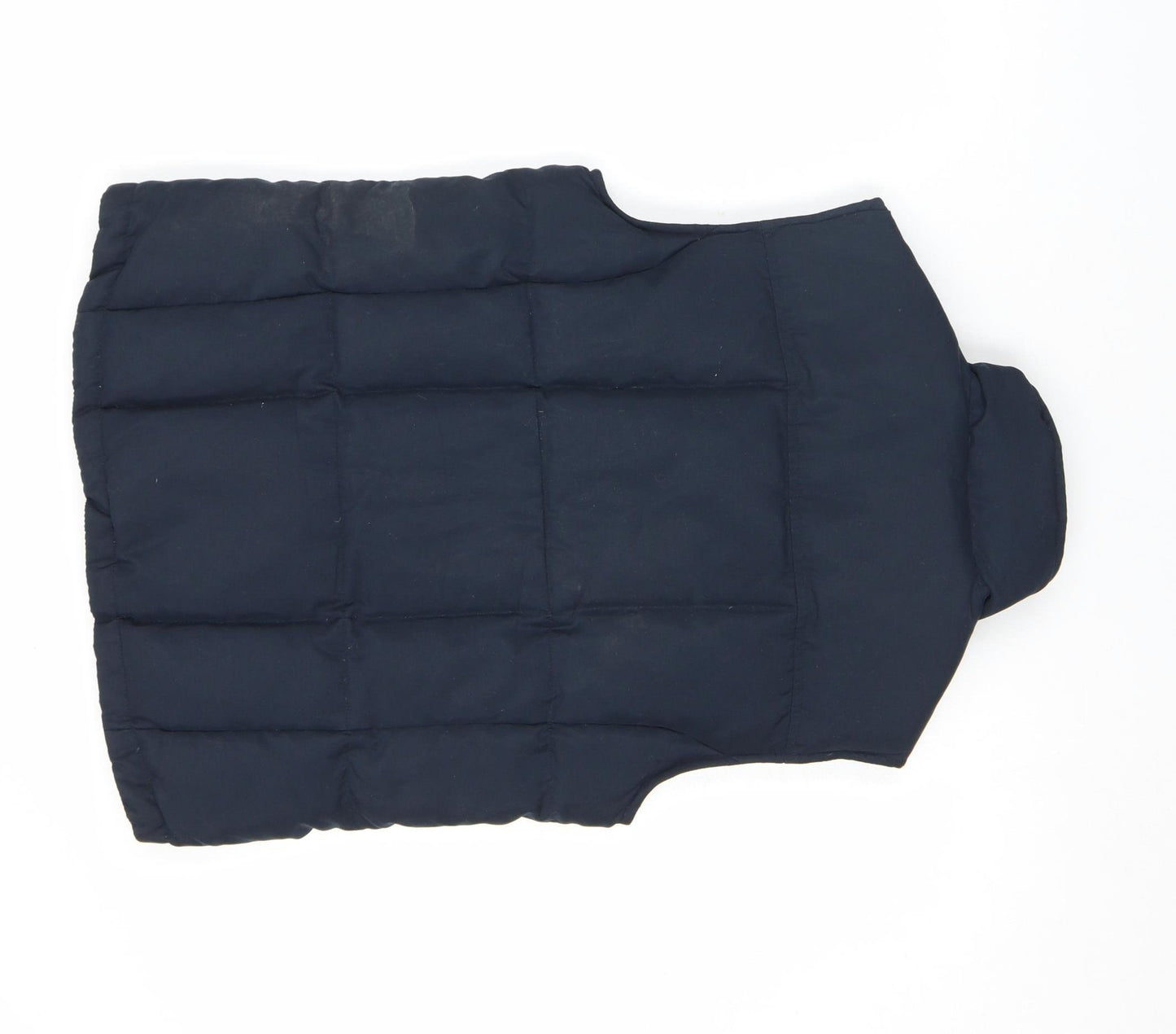Crew Clothing Co. Womens Blue Puffer Gilet Size 10 Sleeveless Down Waistcoat