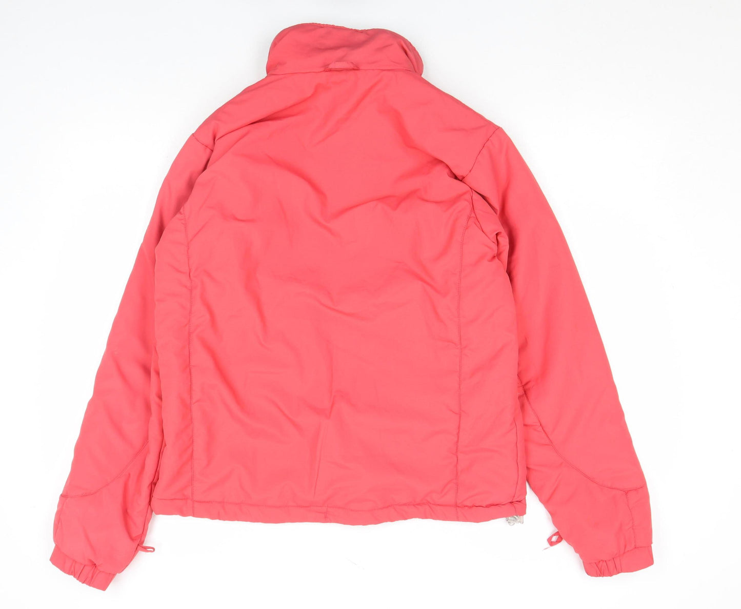 Trespass Women's Pink Puffer Jacket Medium Windproof Fleece Lined