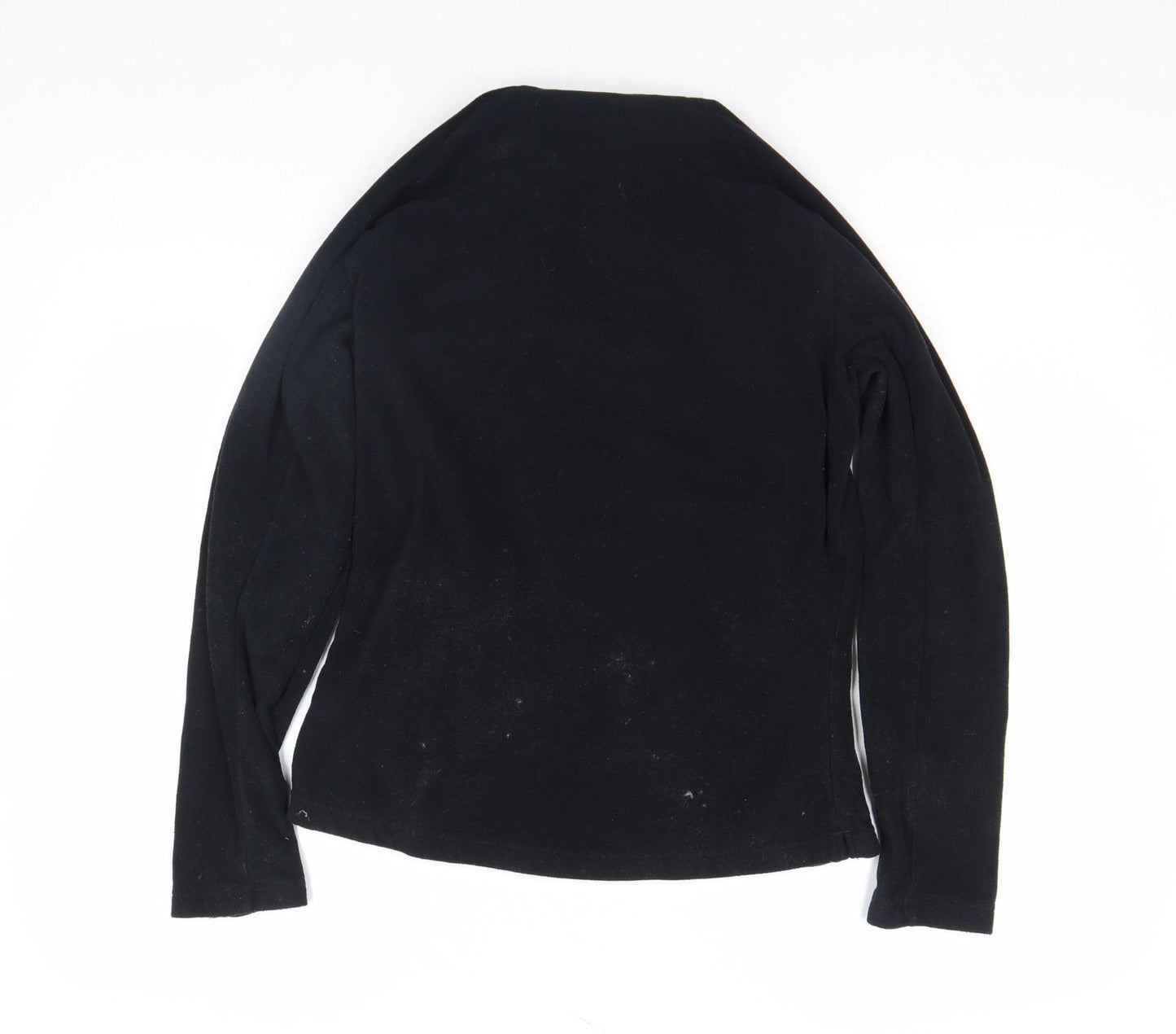 Decathlon Creation Women's Black Fleece Half Zip Hiking Jacket Size M