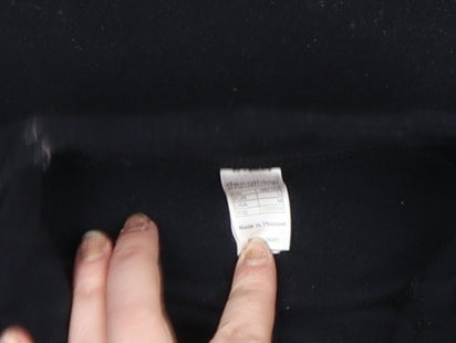 Decathlon Creation Women's Black Fleece Half Zip Hiking Jacket Size M