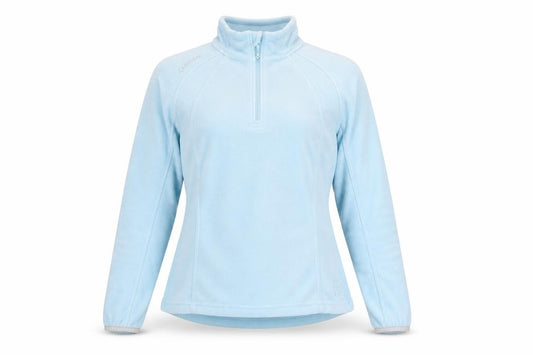 Decathlon Women's Blue Fleece 1/4 Zip Long Sleeve Activewear Top M