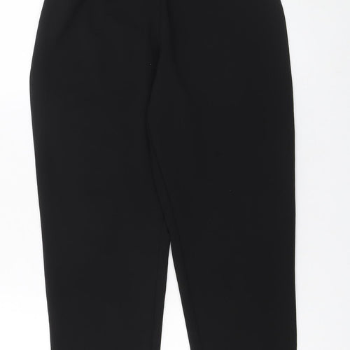 ASOS Women's Black Tapered Stretch Trousers Size 8