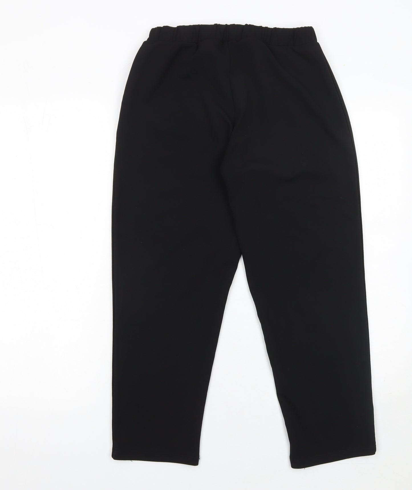 ASOS Women's Black Tapered Stretch Trousers Size 8