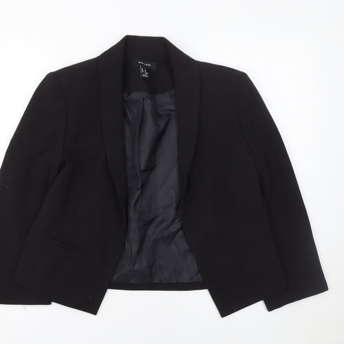 New Look Women’s Black Shawl Collar Blazer UK 12 Tailored Lined Jacket