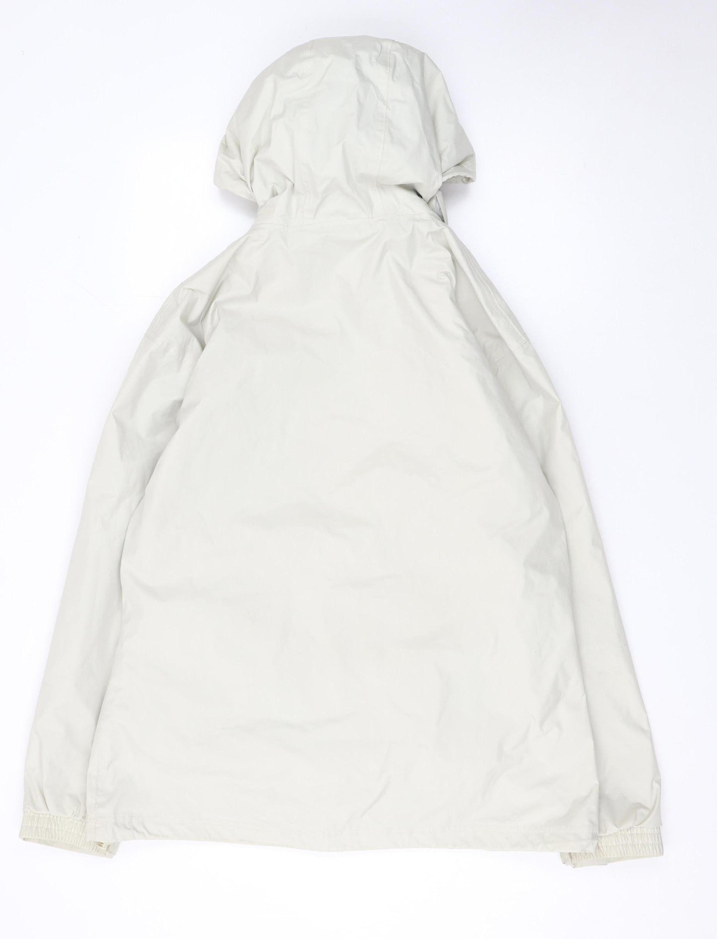 Hi Gear Women Ivory Waterproof Hooded Rain Coat Size 18