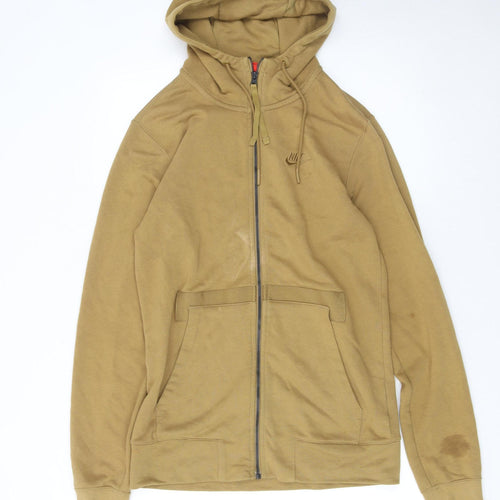 Nike Men's Brown Full Zip Hoodie Size S Regular Fit
