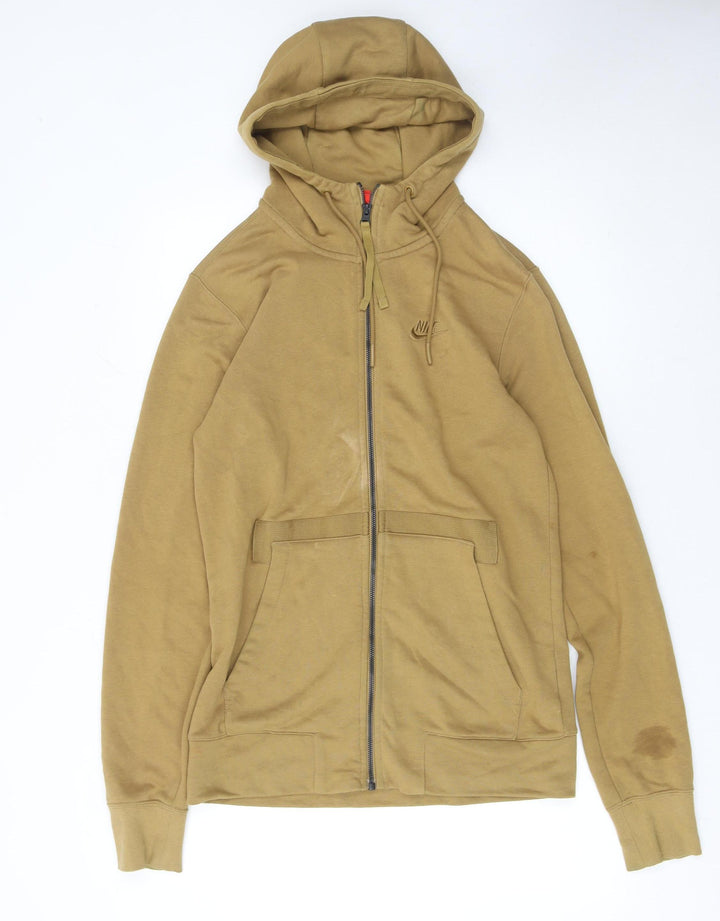 Nike Men's Brown Full Zip Hoodie Size S Regular Fit