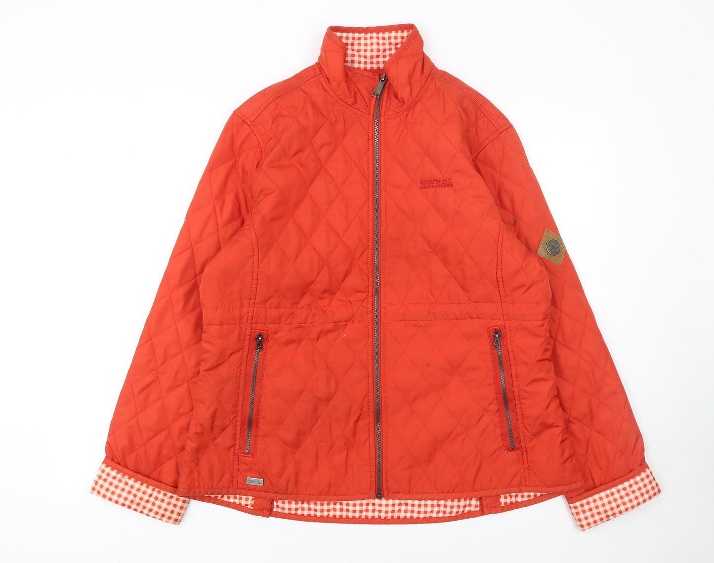 Regatta Womens Red Quilted Outdoor Jacket Size 16