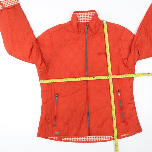 Regatta Womens Red Quilted Outdoor Jacket Size 16