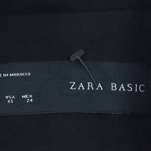 Zara Basic Women's Black Double Breasted Blazer XS