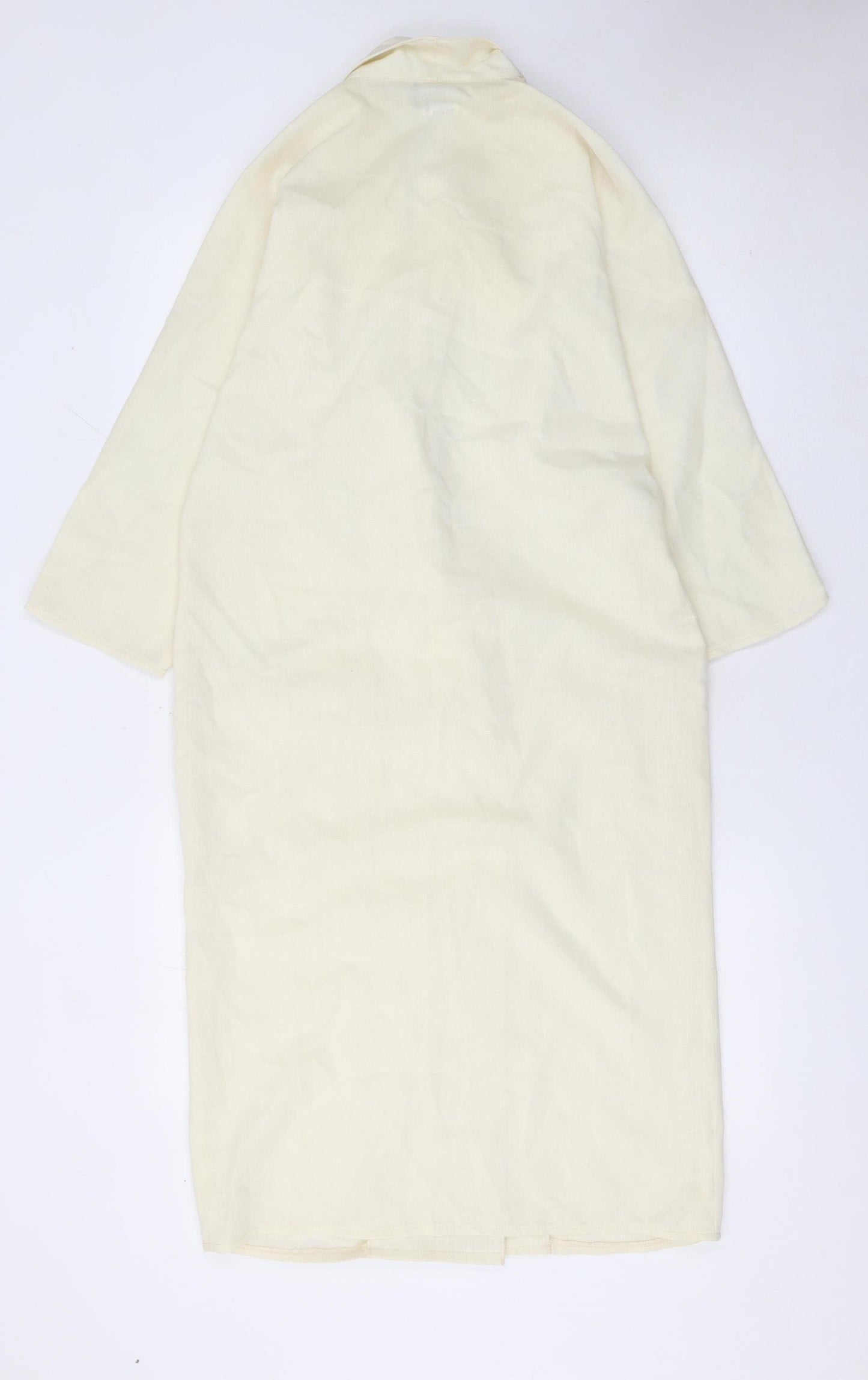 Lettie Women Ivory Double-Breasted Shawl Collar Blazer Size 10