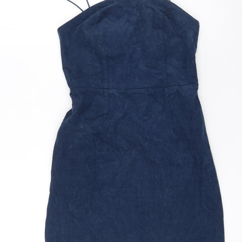 Urban Outfitters Women’s Blue Corduroy Mini Pinafore Dress XS