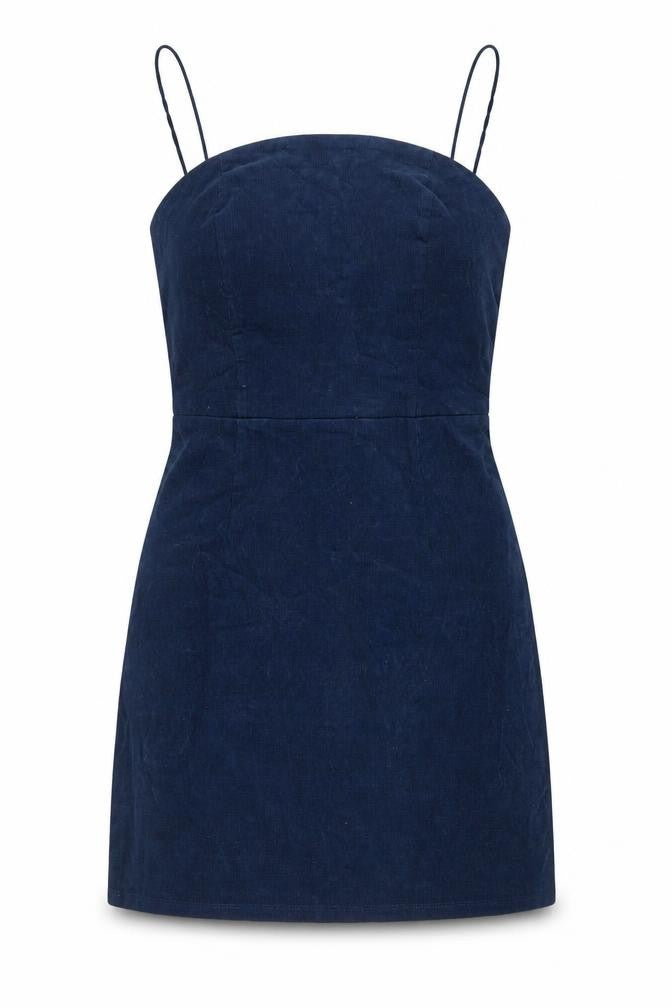 Urban Outfitters Women’s Blue Corduroy Mini Pinafore Dress XS