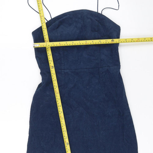 Urban Outfitters Women’s Blue Corduroy Mini Pinafore Dress XS