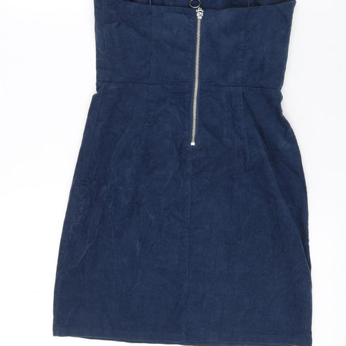 Urban Outfitters Women’s Blue Corduroy Mini Pinafore Dress XS