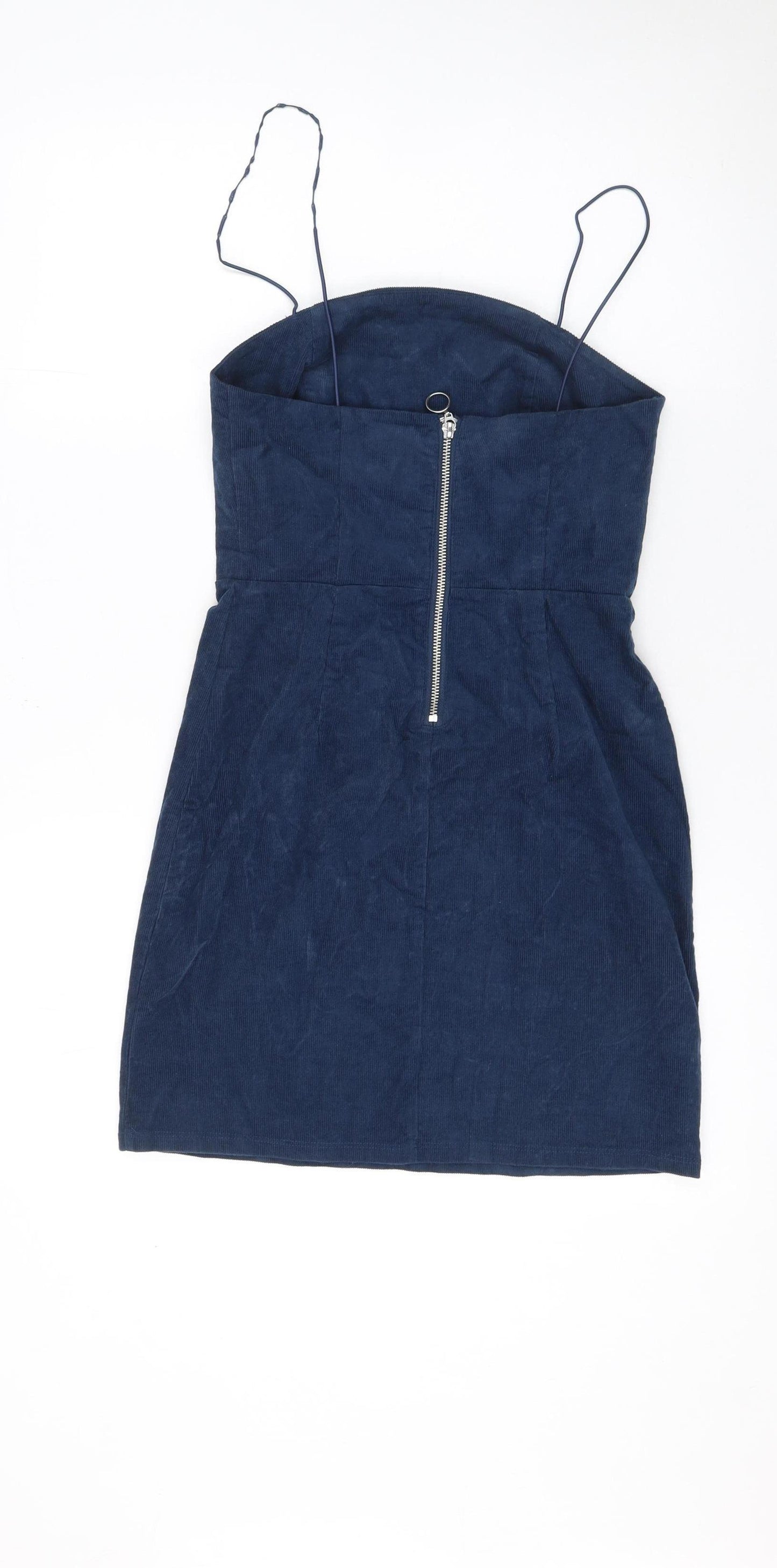 Urban Outfitters Women’s Blue Corduroy Mini Pinafore Dress XS