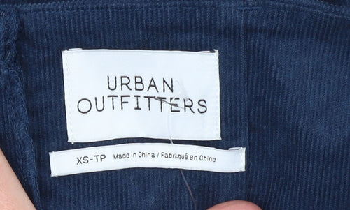 Urban Outfitters Women’s Blue Corduroy Mini Pinafore Dress XS