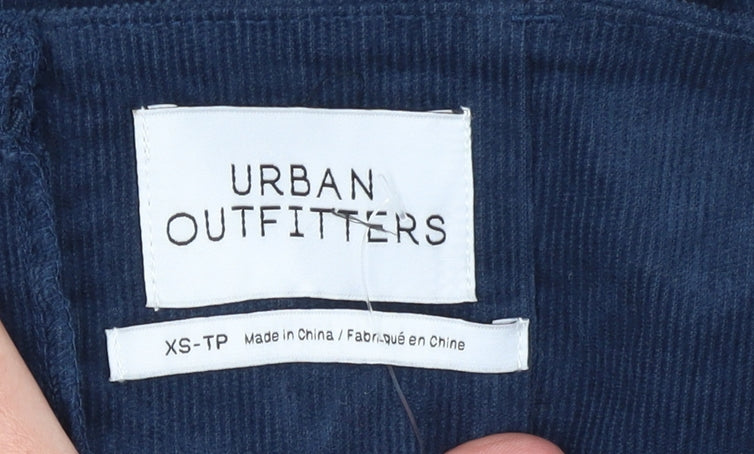 Urban Outfitters Women’s Blue Corduroy Mini Pinafore Dress XS
