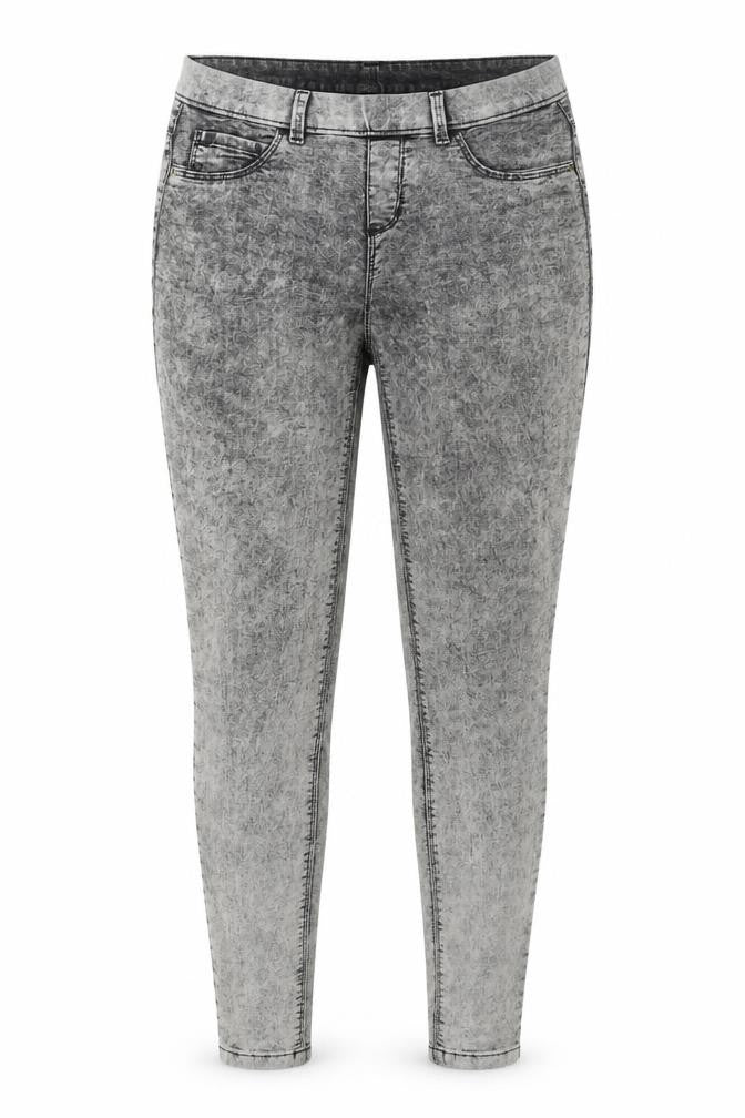 Pull&Bear Women's Grey Acid Wash Skinny Jeans Size 10