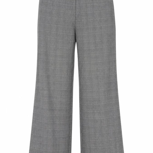 Marks and Spencer Women Grey Check Dress Pants Trousers Size 12 Regular
