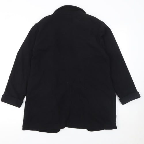 New Look Women's Black Size 12 Single-Breasted Blazer Jacket