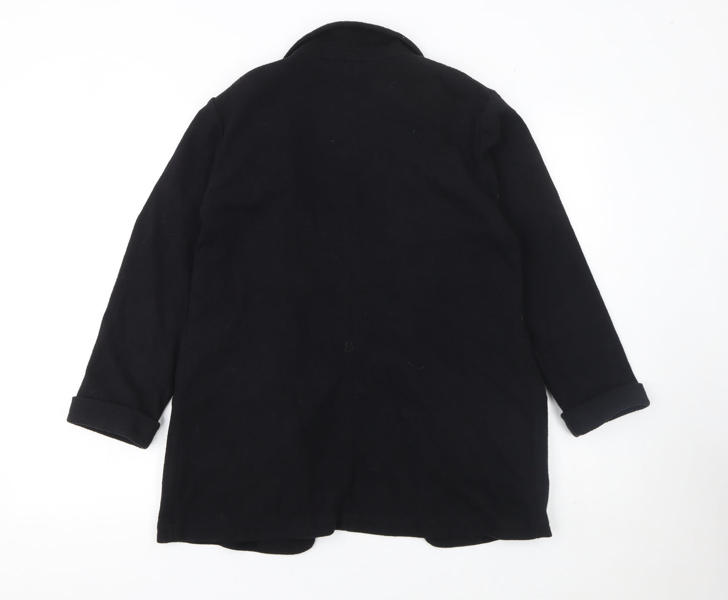 New Look Women's Black Size 12 Single-Breasted Blazer Jacket