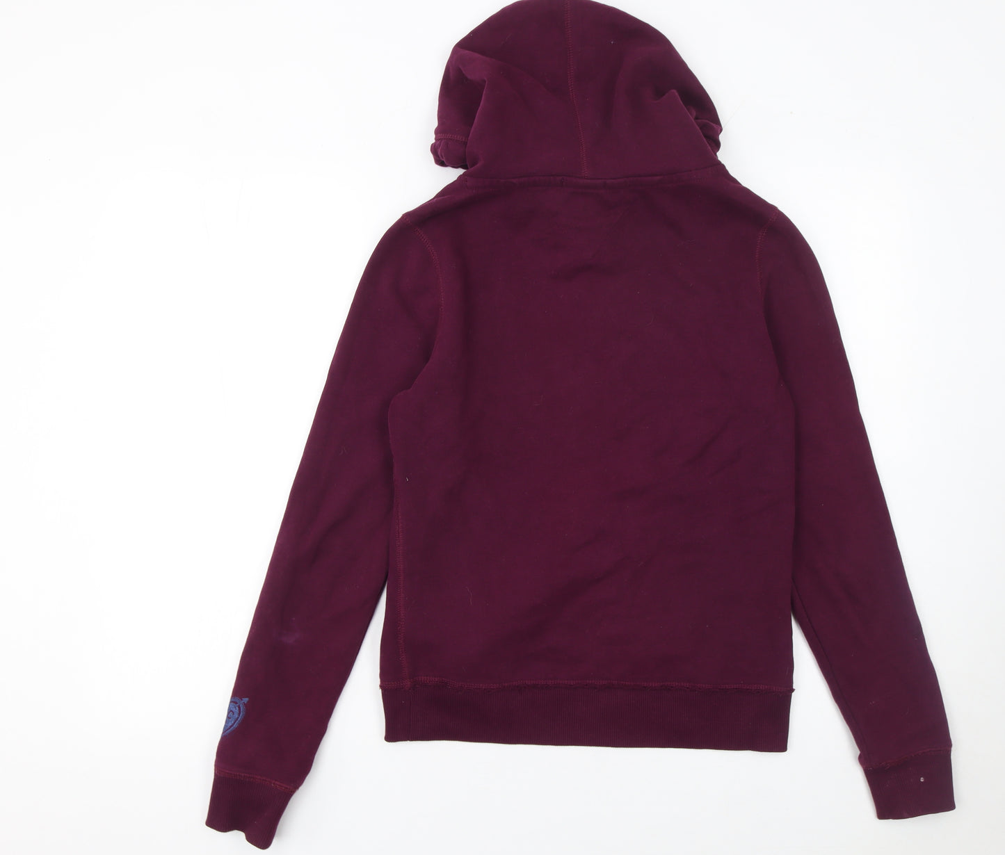 Hilfiger Denim Women's Purple Heart Print Pullover Hoodie Size S
