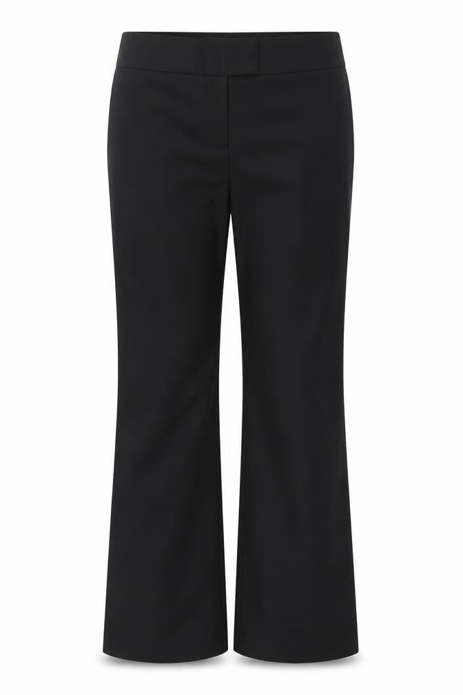 George Women's Black Size 12 Straight Leg Dress Pants