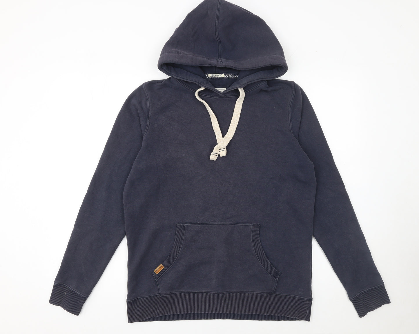FatFace Women's Navy Pullover Hoodie Size 10 Cotton Blend Casual