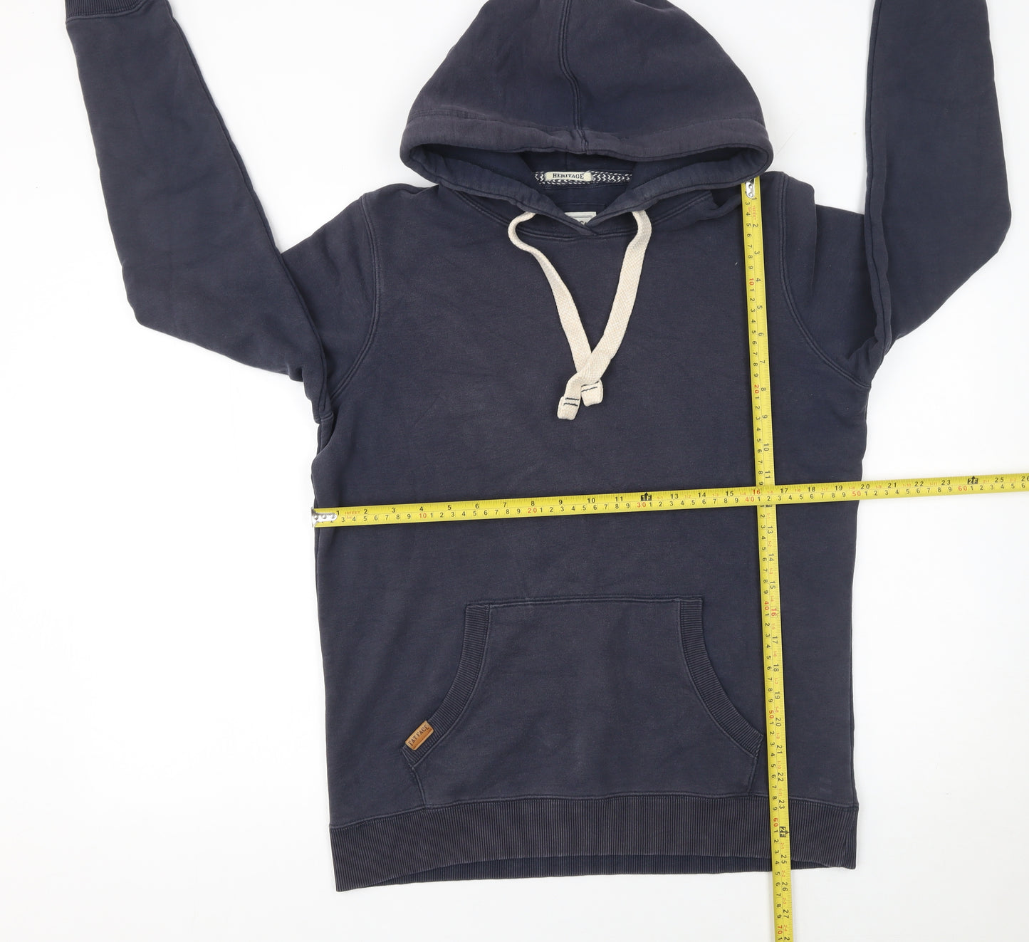 FatFace Women's Navy Pullover Hoodie Size 10 Cotton Blend Casual