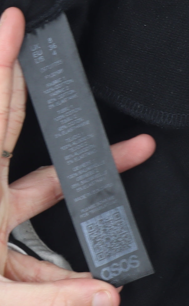 ASOS Women’s Black Jogger Trousers Size 8 Casual Elastic Waist