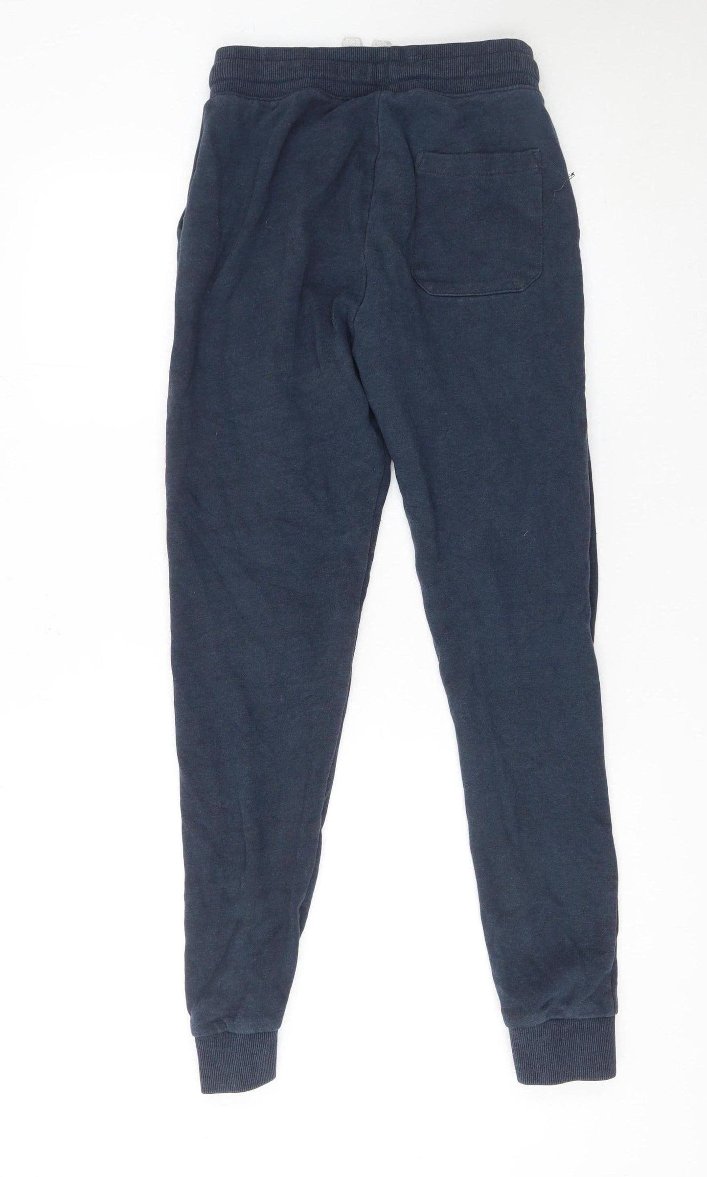 Next Men's Navy Jogger Sweatpants XS Cotton Blend Drawstring