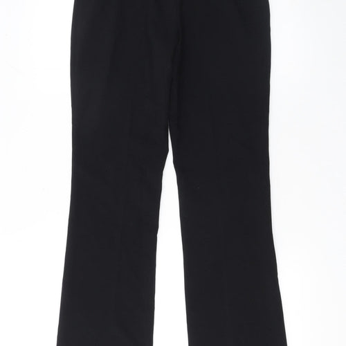 Marks and Spencer Women's Black Size 8 Straight Leg Dress Trousers