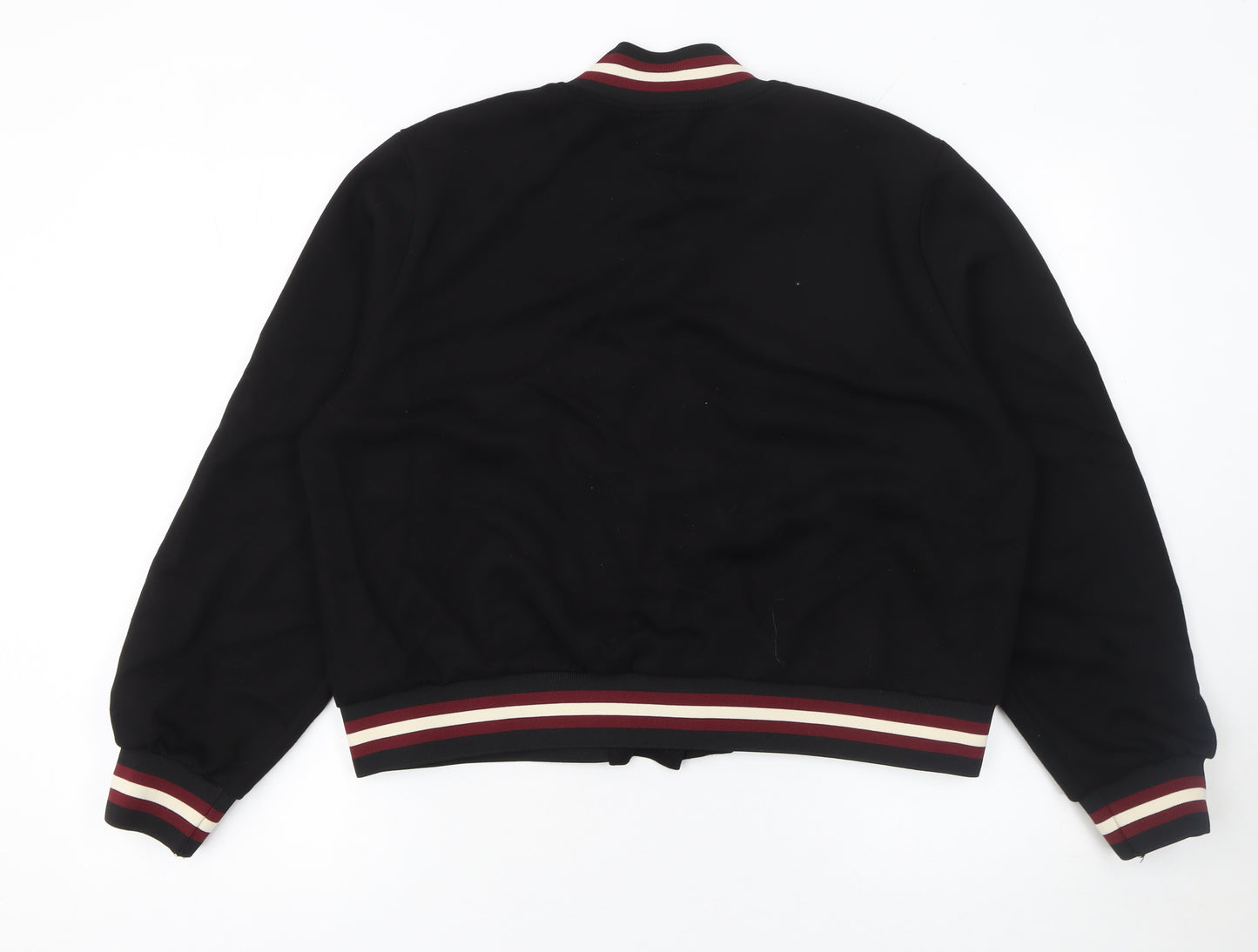 Unika Paris Womens Black Size 12 Varsity Jacket