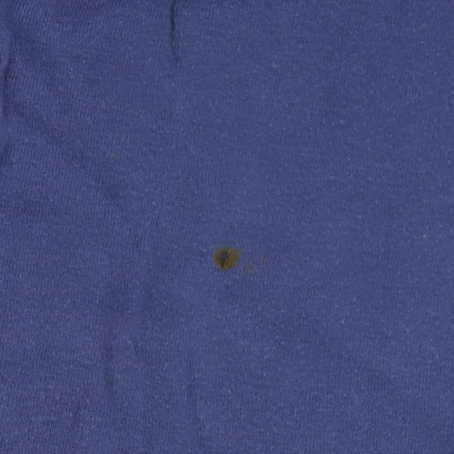 Pringle Men’s Blue Cotton High Neck Sweatshirt XL Vintage Style
