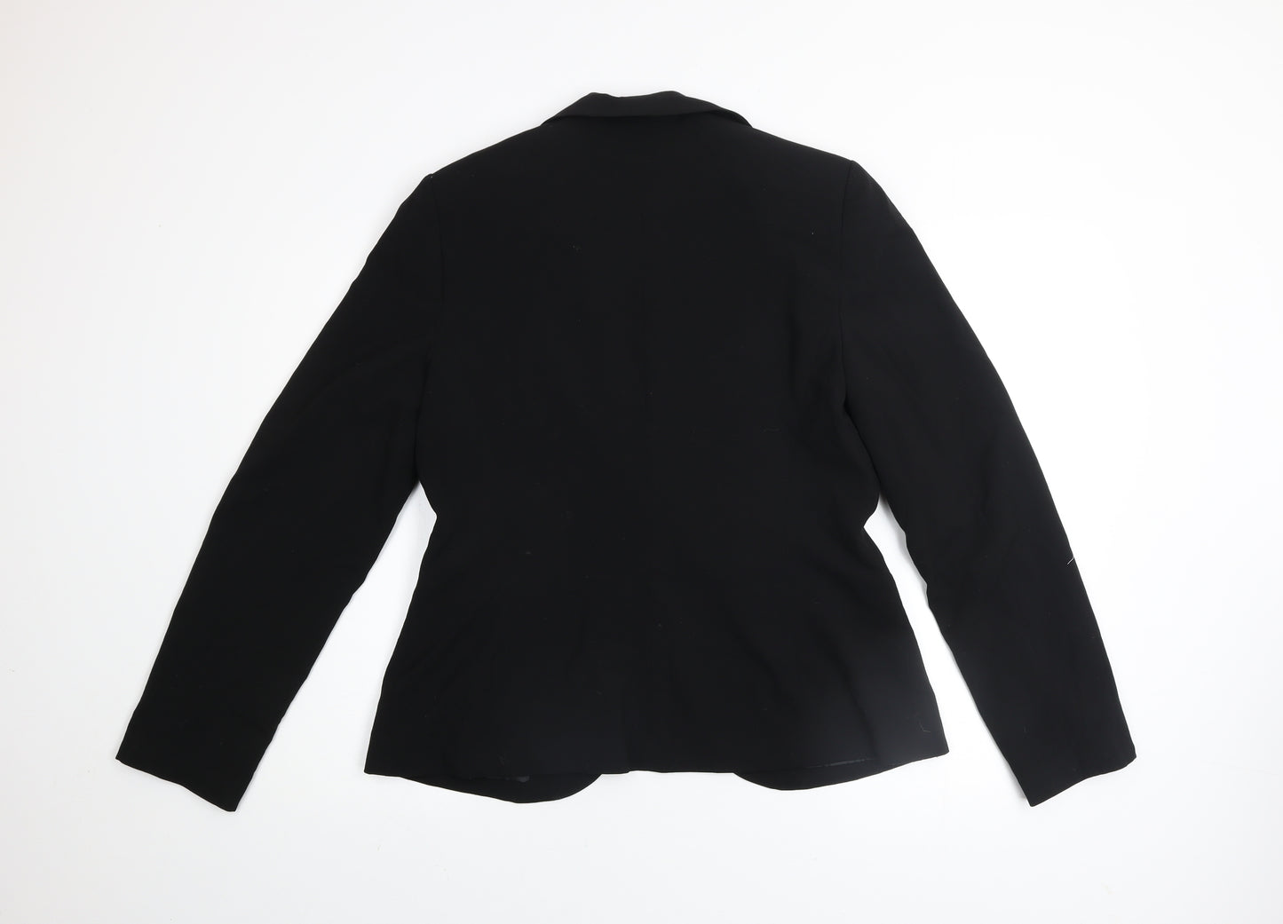 Dorothy Perkins Women Black Size 14 Classic Single-Breasted Blazer