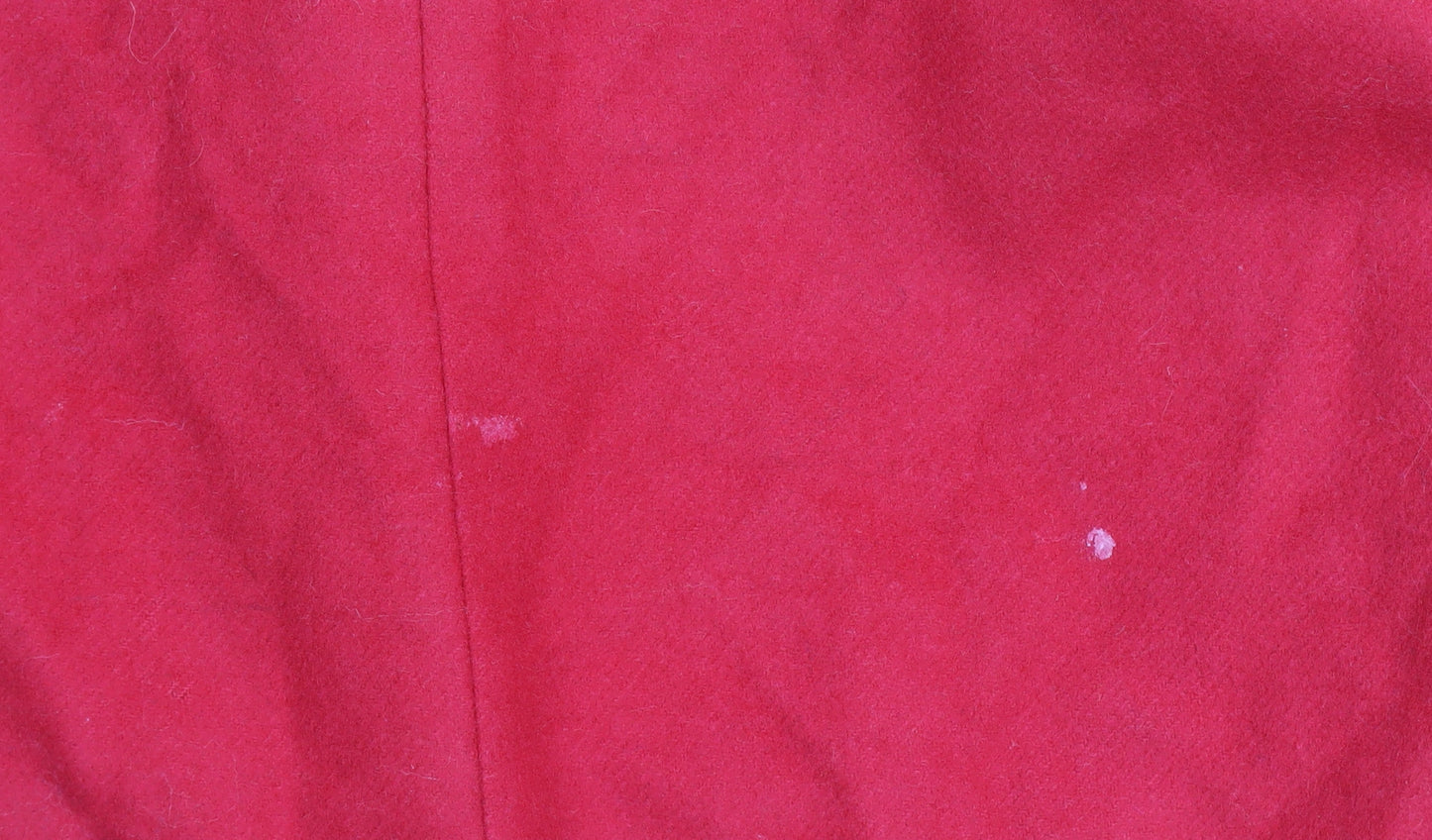 Zara Basic Women's Red Long Overcoat Size 12 Classic Lined