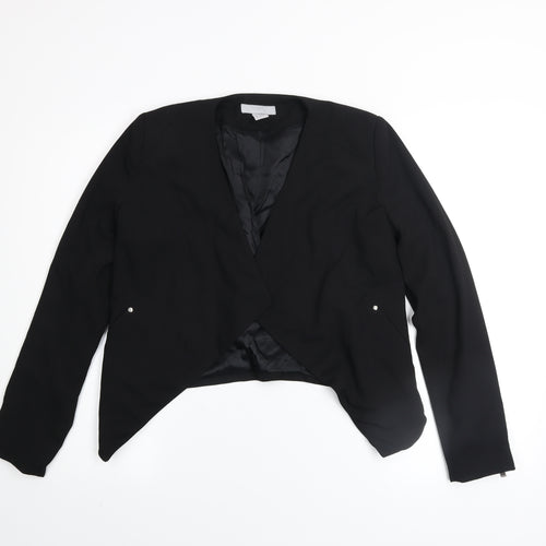 H&M Women’s Black Blazer Jacket Size 8 Classic Lightweight