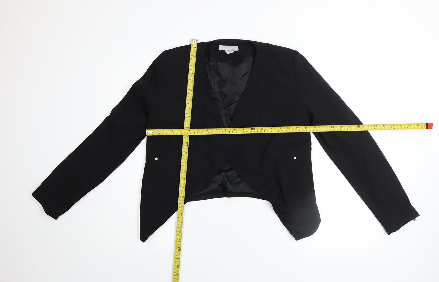 H&M Women’s Black Blazer Jacket Size 8 Classic Lightweight
