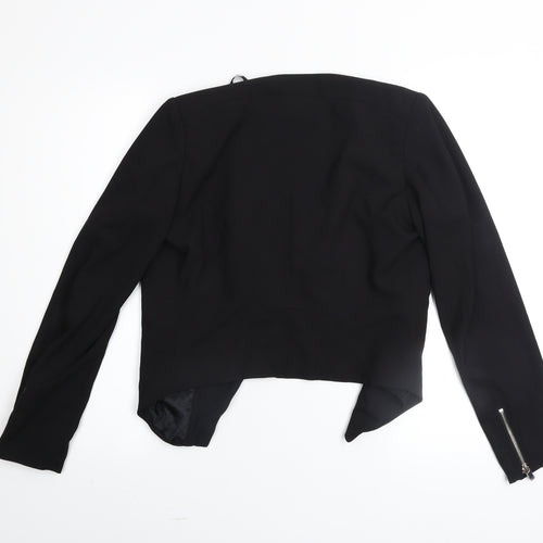 H&M Women’s Black Blazer Jacket Size 8 Classic Lightweight