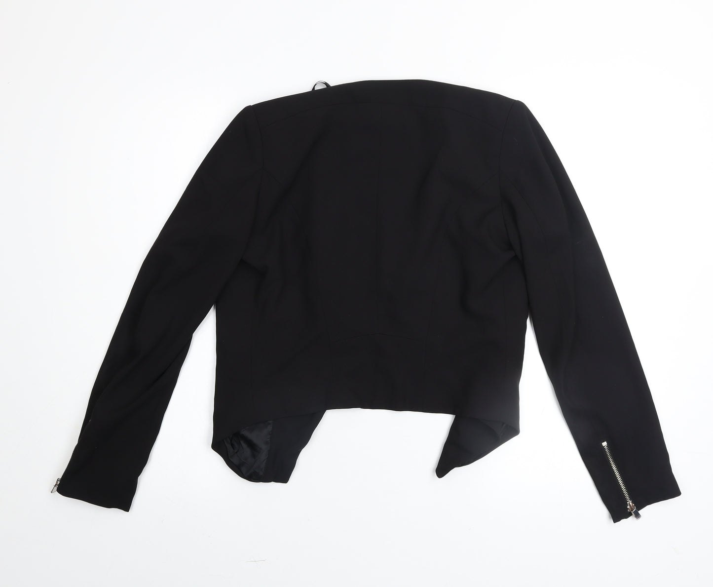 H&M Women’s Black Blazer Jacket Size 8 Classic Lightweight