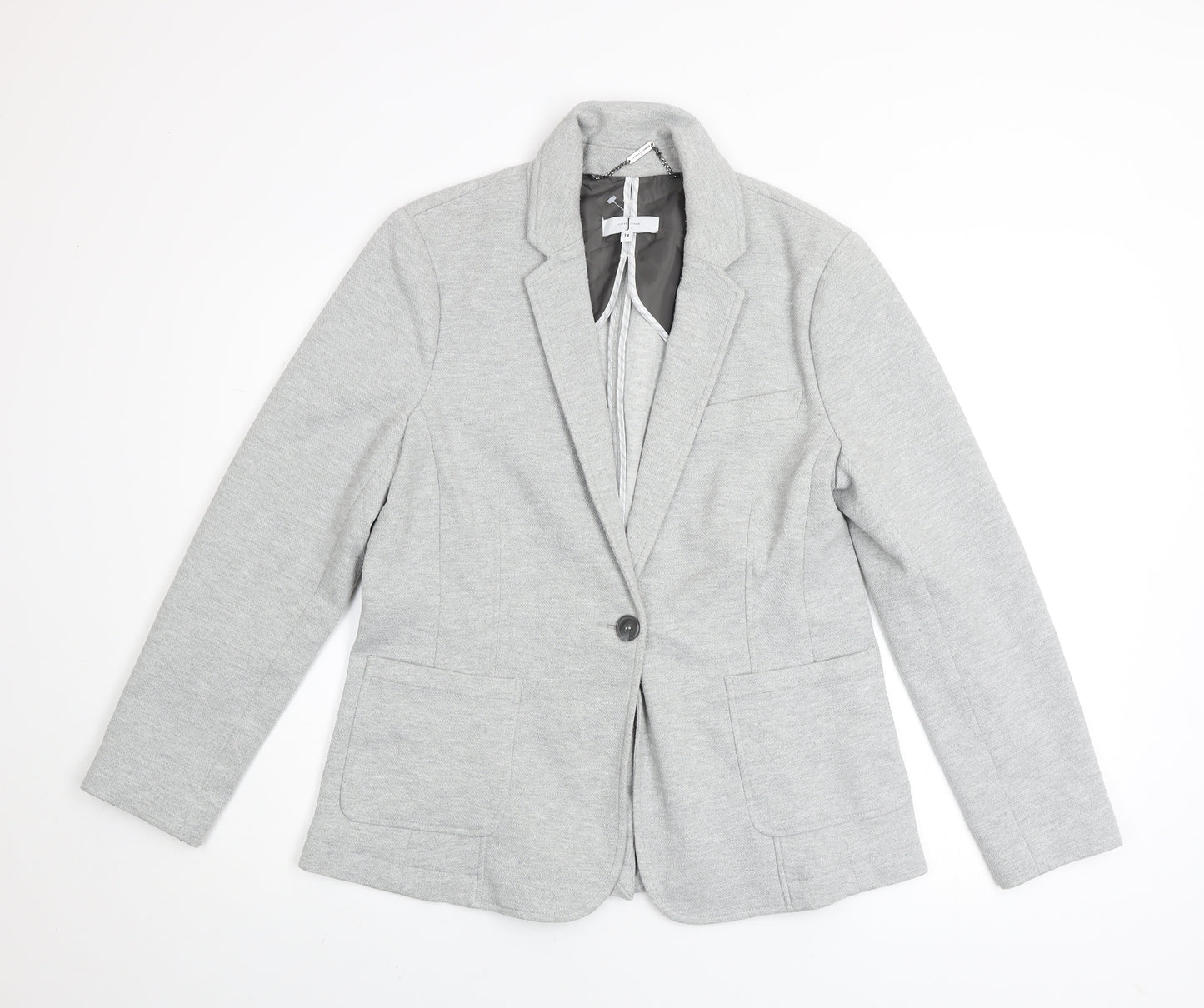 Jasper Conran Women's Grey Size 14 Classic Blazer Jacket