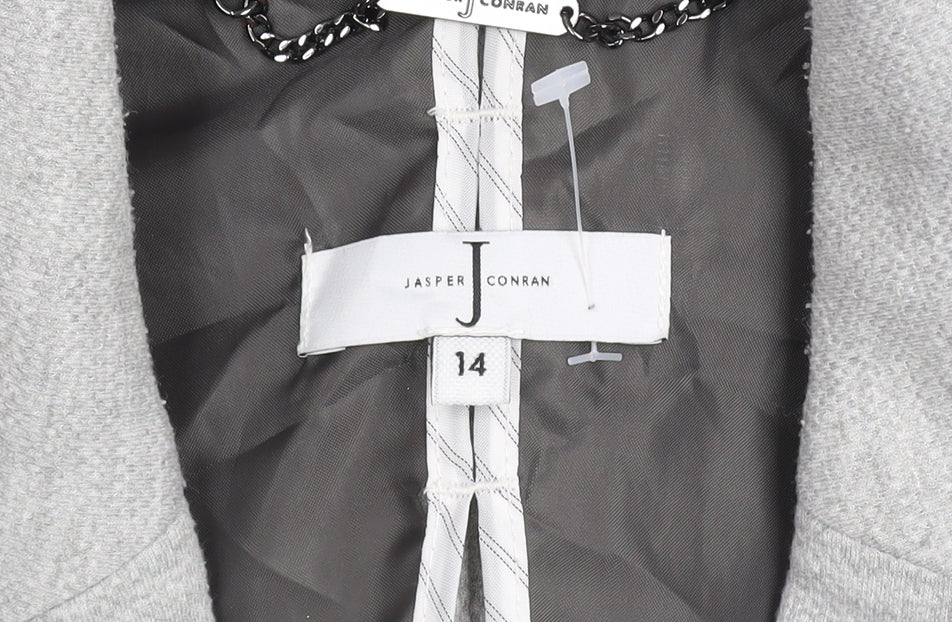 Jasper Conran Women's Grey Size 14 Classic Blazer Jacket