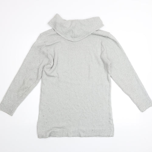 Lakeland Men Grey M Roll Neck Acrylic Knit Jumper Long Sleeve
