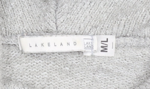 Lakeland Men Grey M Roll Neck Acrylic Knit Jumper Long Sleeve