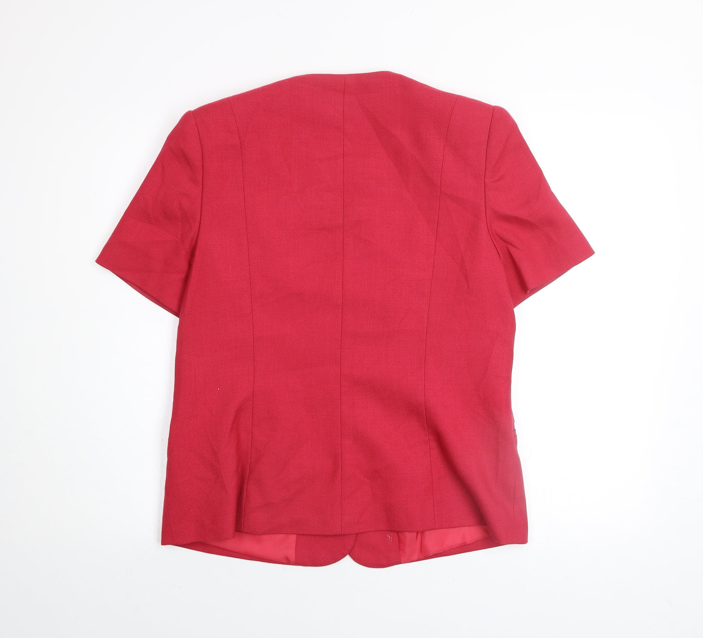Classics First Avenue Womens Red Short Sleeve Blazer UK 12
