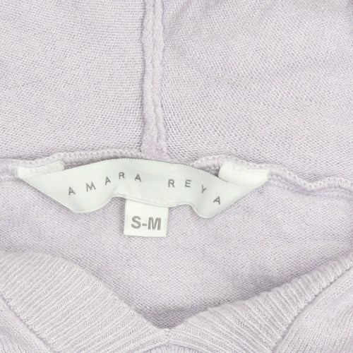 Amara Reya Women’s Lilac Hooded Pullover Sweatshirt S-M